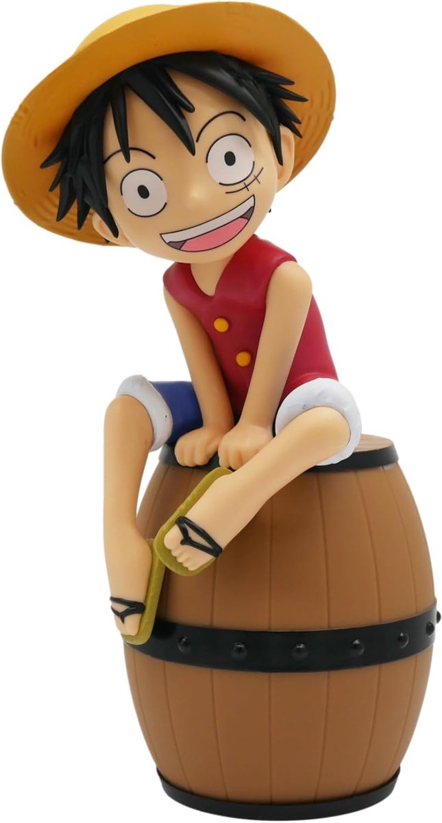 - Officiële licentie uit één stuk - Luffy op zijn verlichte vat lichtgevende figuur voor kinderen om te verzamelen - 811636