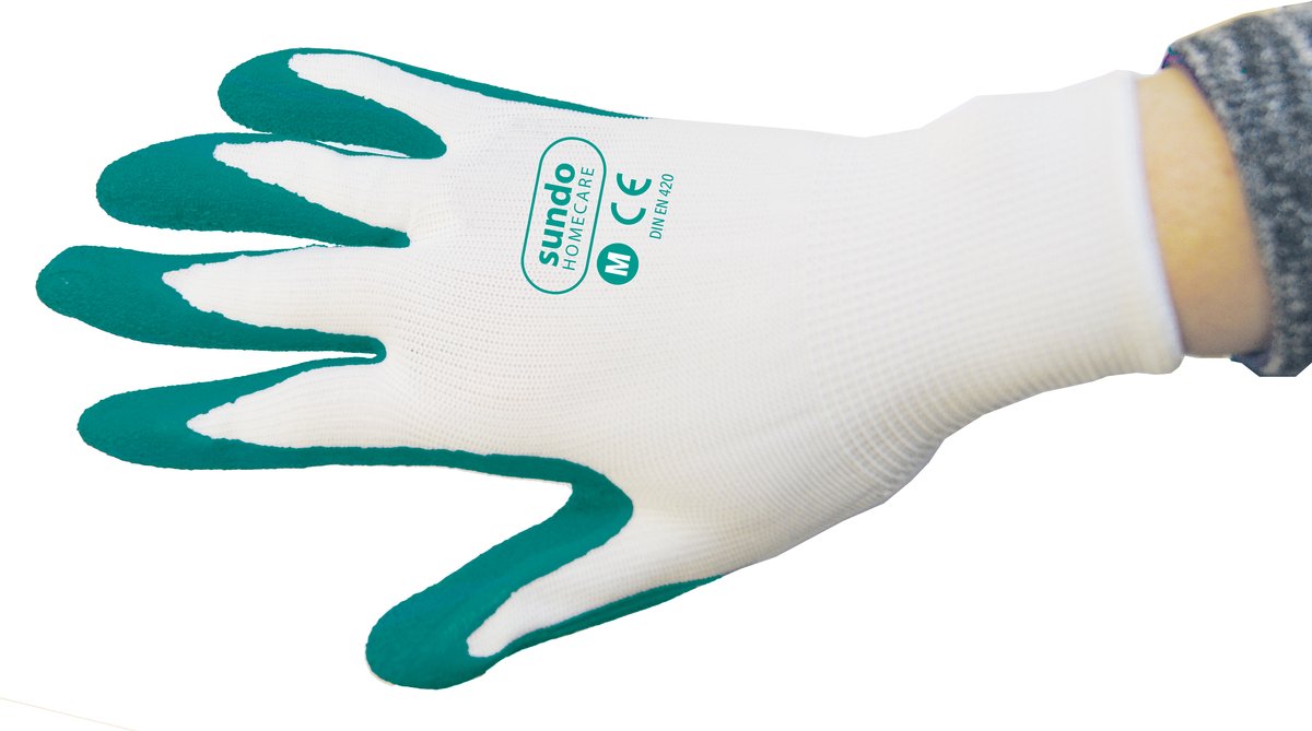Sundo steunkous handschoenen - maat L - Groen