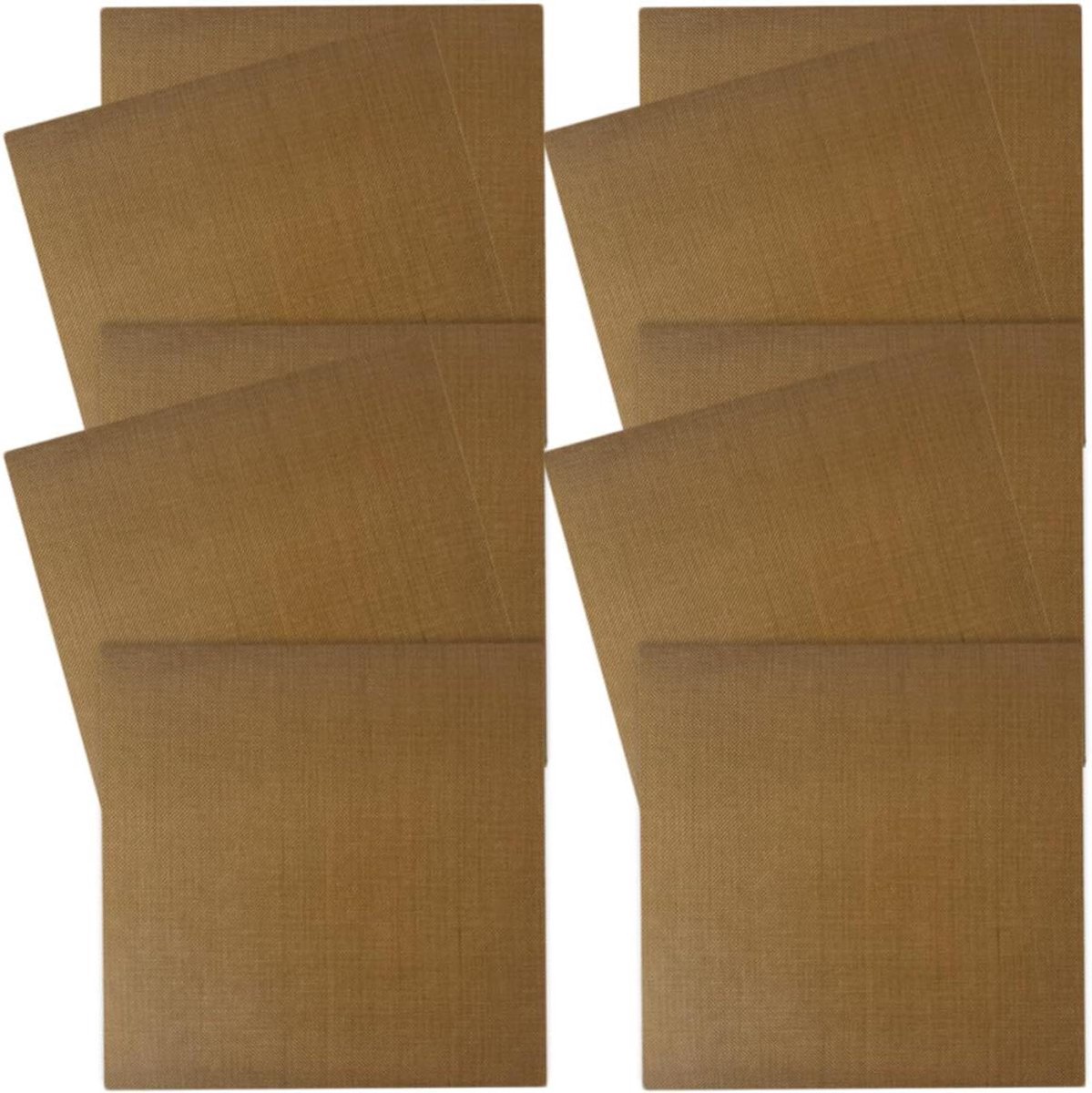 Hittebestendige Stijltang Stickers - Isolerende Bescherming - Haar Stylen - Zelfklevend Glasvezel - 15 x 15 cm - Lichtbruin