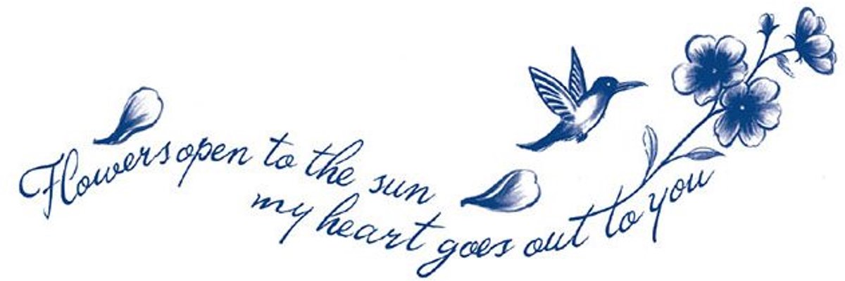 Tijdelijke tattoo Heart to the Sun 2 weken