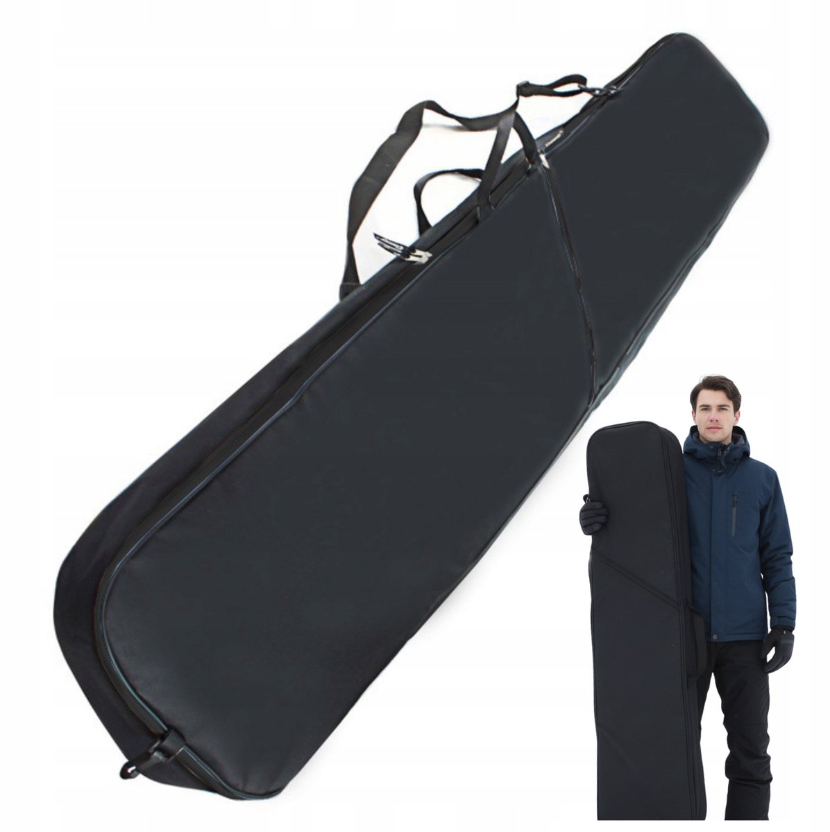 Merkloze Snowboardtassen 170cm - Waterdicht & Praktisch