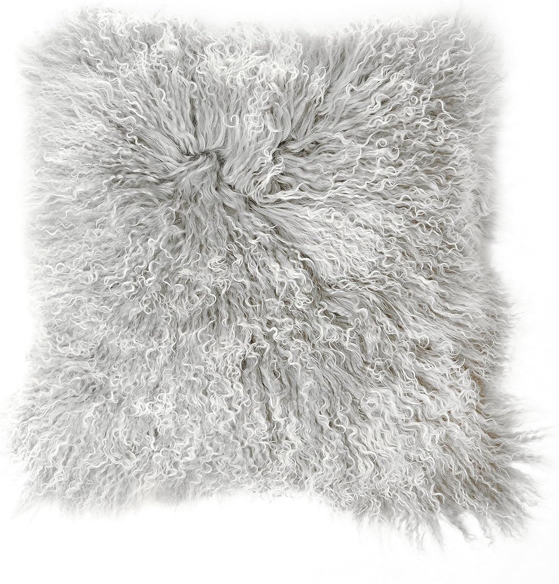 Kussen 40x40cm - Echte Mongoolse Lamsvel - Luxe en zacht - Ideaal voor je interieur - SnelShoppen