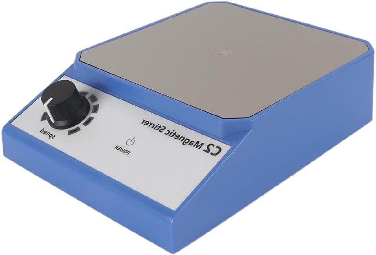 Magneetroerder - Magneetmixer Roerder - Vloeistoffen Mengen - Stabiele Metalen Plaat - 2000 ml - Grijs