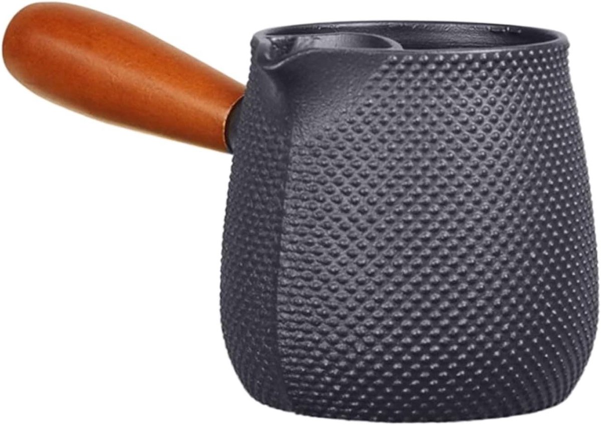 Gietijzeren Waterketel - Theepot met handvat - Water Koken - Gelijkmatige Warmteverdeling - 600 ml - Meerkleurig