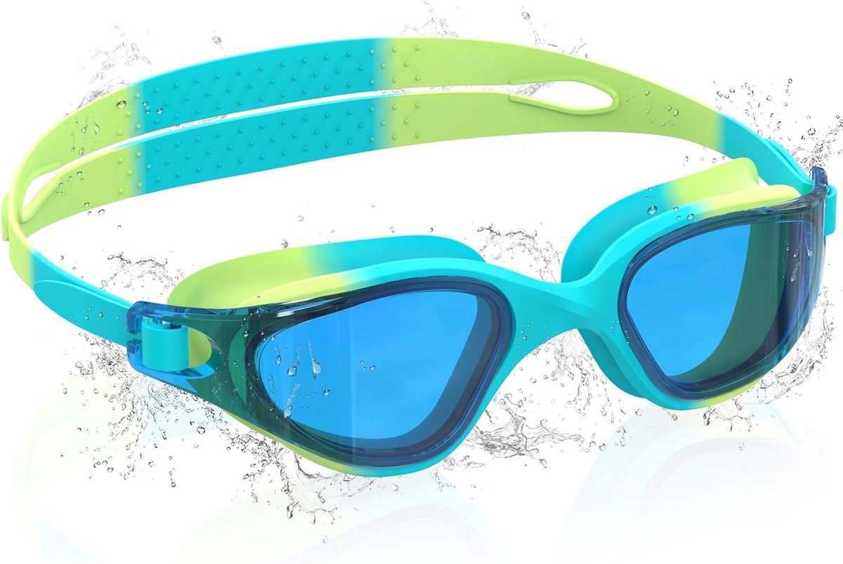 Zwemgoggles kinderen 180 graden HD - silicone afdichting - anti-fog en UV-bescherming - SnelShoppen