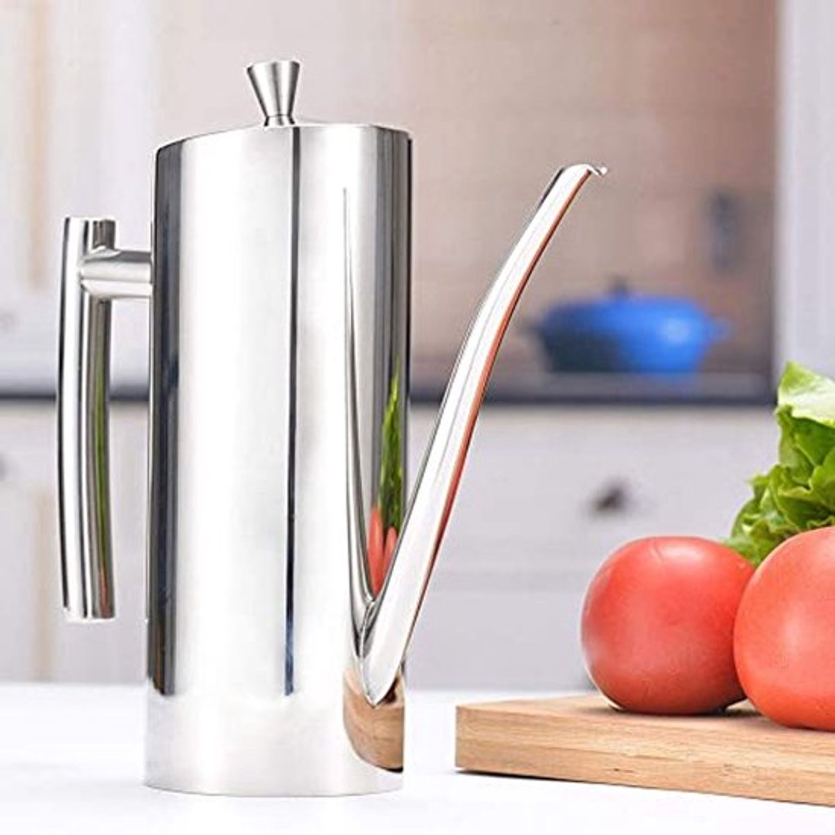 Oliepot Huishoudelijk RVS Oliepot Sojasaus Pot Azijncontainer Keuken Kookdispenser Tool 700ml