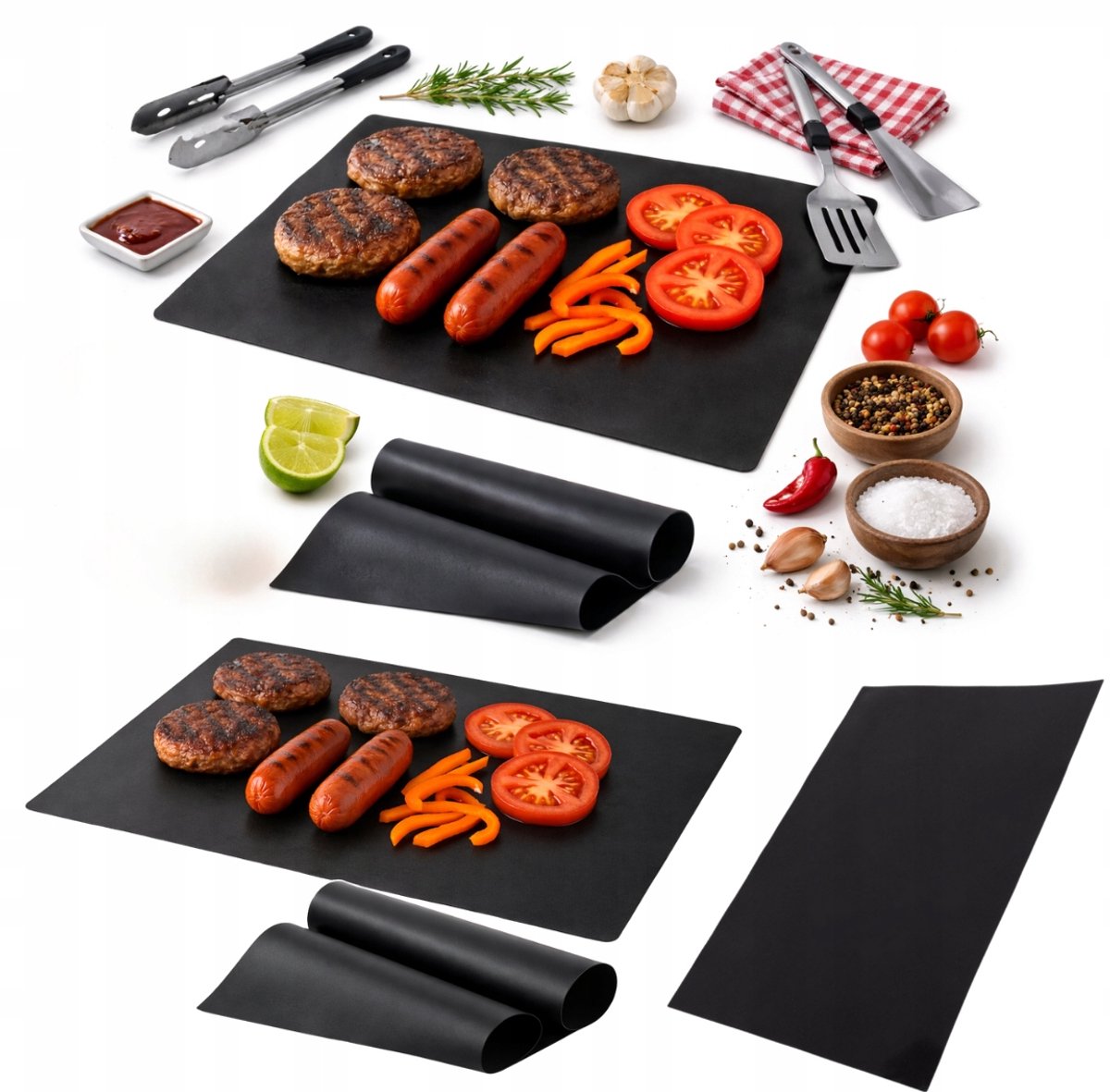 Teflon Grillmat 40x33cm - Schouder- & Kruidenstaven