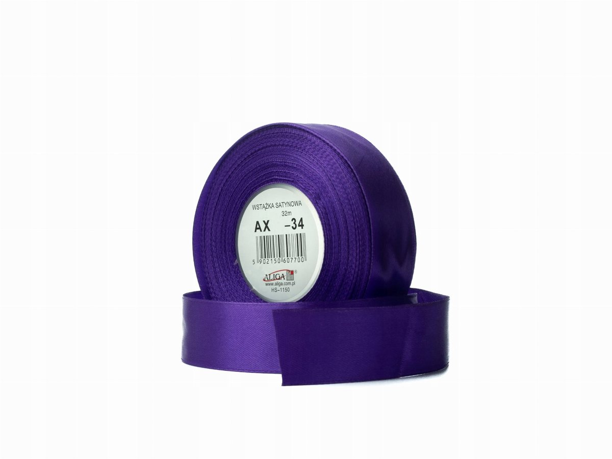 Paarse Satijnen Lint 25mm x 32m - Decoratief en voor Handwerk