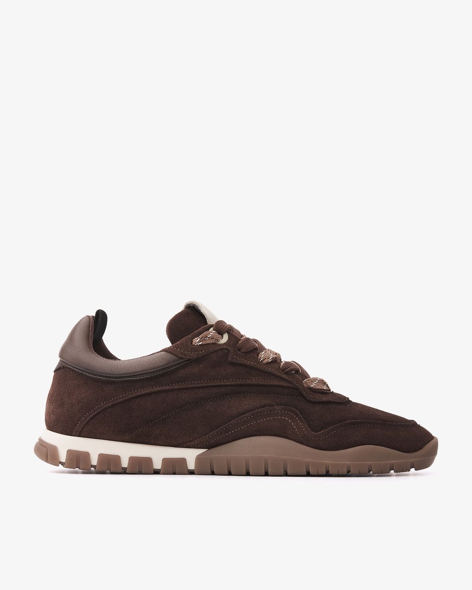 VIA VAI Frenkie Aaron Sneakers Heren - Leer,Suède - Bruin - Maat 44