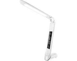 LED Boeklamp – Leeslamp Bureau – Lezen en Studeren – Dimbare Kleurmodi – Oplaadbaar – Wit