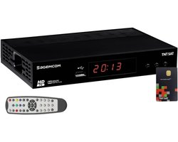 Satelliet Decoder HD - Ontvanger TNT SAT - Franse Kanalen Kijken - Inclusief TNTSAT V6 Kaart