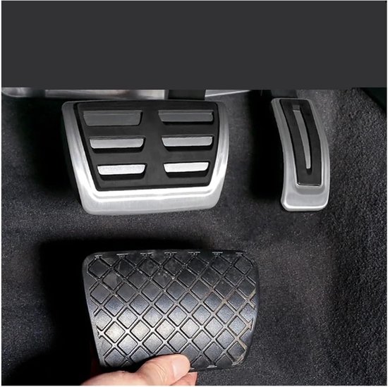 Pedaal Bekleding Set - Auto Pedalen Gas Rem - Verbeterde Grip Rijden - Antislip Roestvrij Staal - Set van 2 — afbeelding 4