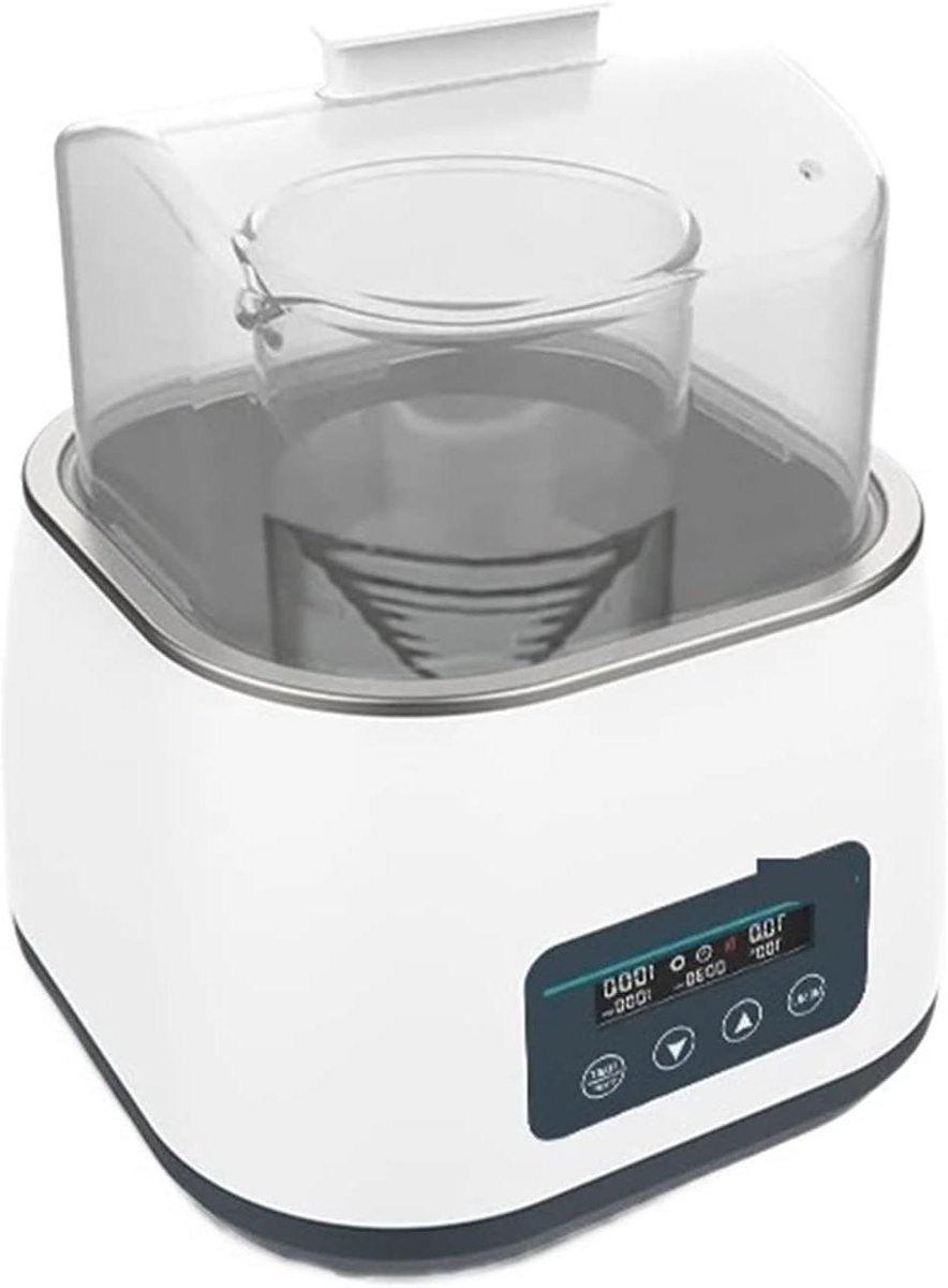 Magnetische Roerder - Digitale Mixer - Precisie Mengen - Thermostatische Verwarming - 2 Liter Capaciteit - Zilver