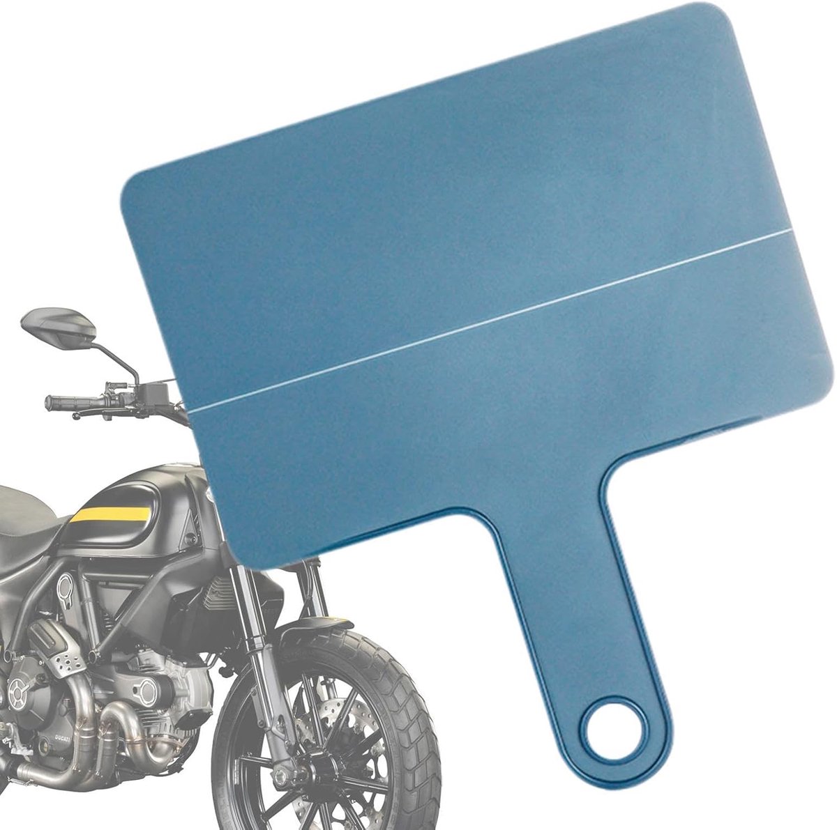 Kettingolie Spatbescherming - Olie Opvangbak - Motoronderhoud - 360 Graden Opvouwbaar - 21.4 x 17.9 cm - Blauw