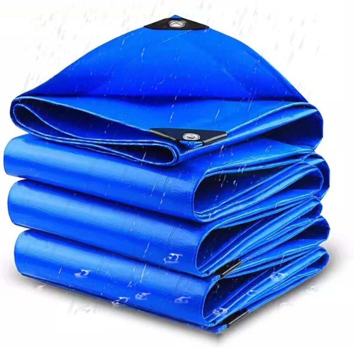 Afdekzeil Waterdicht - Beschermhoes Zeildoek - Spullen Beschermen - Scheurvast PE Materiaal - 1.8x6m - A