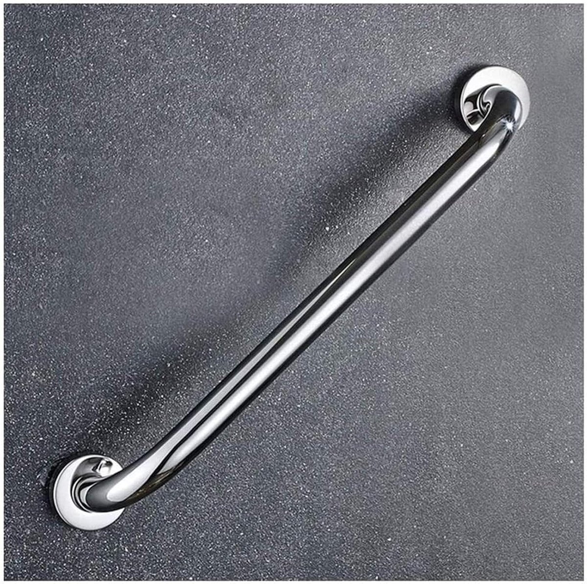 Veiligheidsgreep Badkamer - Handgreep Douche - Veiligheid Thuis - Messing Anti-roest - 45 cm - Gepolijst Zilver