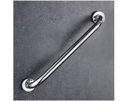 Veiligheidsgreep Badkamer - Handgreep Douche - Veiligheid Thuis - Messing Anti-roest - 45 cm - Gepolijst Zilver