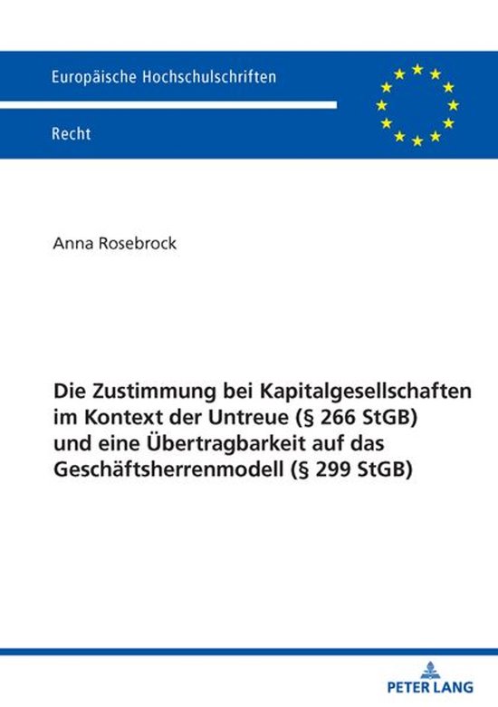 Europaeische Hochschulschriften Recht 6836 - Die Zustimmung  ... - cover