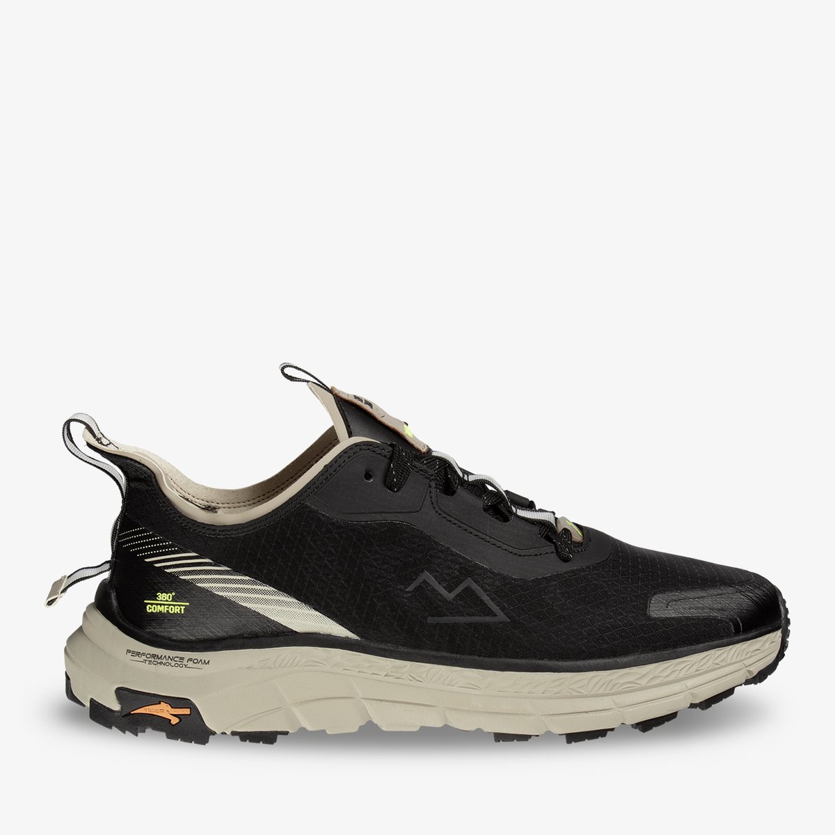 Safety Jogger lage wandelschoenen dames en heren Ademende hikingschoenen met extra grip Trailschoenen voor lange wandelingen in de natuur Wandelsneakers Zwart