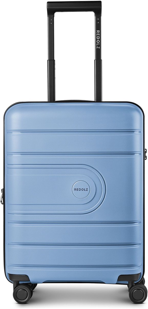 Redolz Essentials 11 4 wielen Cabinewagen 55 cm met uitbreidingsplooi - Harde bagage - TSA slot - cool blue