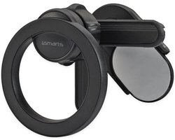 4smarts Magnetische Houder - Compatibel met MagSafe - Universeel voor Beeldschermen van o.a. Tesla, iPad, Tablet, Laptop, MacBook - Zwart