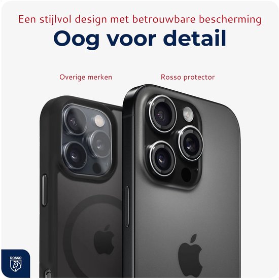 Protection d'objectif Rosso pour Apple 14 iPhone / 14 Pro Max - Compatible avec les coques - Tempered Glass 9H - Installation facile avec plateau - Transparent