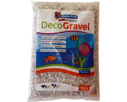Aquarium Grind - Bodembedekking Aquarium - Decoratie Aquarium - Natuurlijke Uitstraling - 1kg - Wit