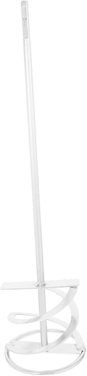 Mixer Staaf Boor Opzetstuk Materiaal Mengen Efficiënte Spiraalvorm 49.5 cm Zilver