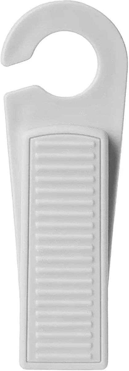 Deurwig - Vloerstopper - Deuren Open Houden - Antislip Ontwerp - 12.6 cm - Wit