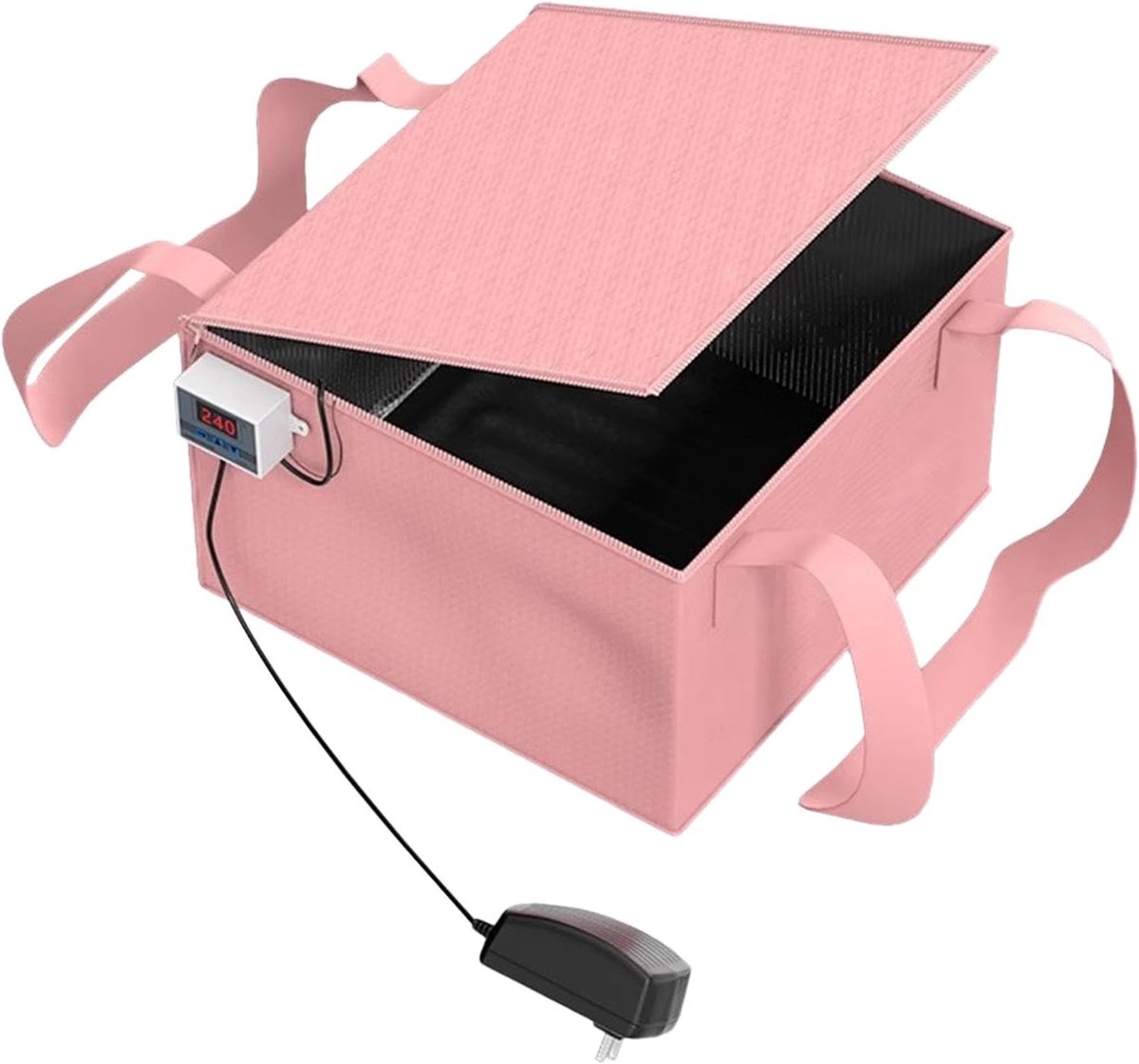 Warmhoudbox Brooddeeg - Fermentatiebox Gist - Deeg Laten Rijzen - Instelbare Temperatuur - 31.8 cm - Meerkleurig