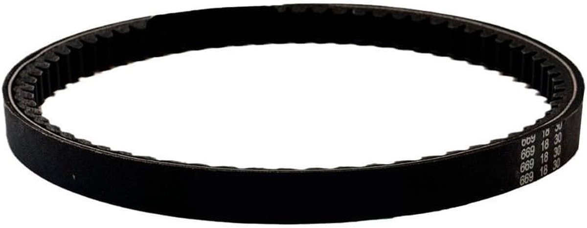 Gekartelde V-riem - Krachtoverbrenging riem - Machine aandrijving - Olie en hittebestendig - 625 mm lengte - Zwart