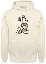 Mickey & Minnie | Mickey Mouse Potlood Tekening Hoodie Unisex