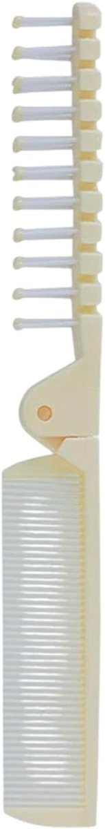 Opvouwbare Kam - Reiskam Stylingborstel - Dagelijkse Verzorging - Antistatische Functie - 11 x 3 x 1 cm - Niet gespecificeerd