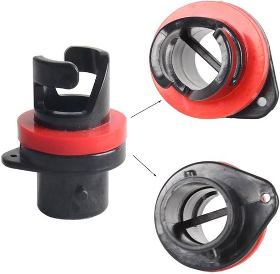 Opblaasbare Pomp Adapter - Luchtpomp Slang - Watersport Kampeeruitrusting - Draagbare Schroefdraad - 120 cm Lengte - Zwart — afbeelding 5