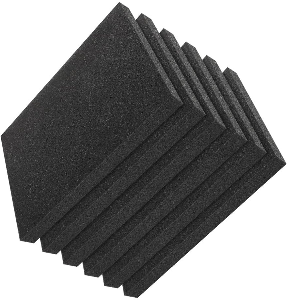 Foam Inserts voor Gereedschapskoffers, 40 x 30 x 4 cm, Zwart, Polyethyleenschuim, Verstevigde Inleg, Set van 6