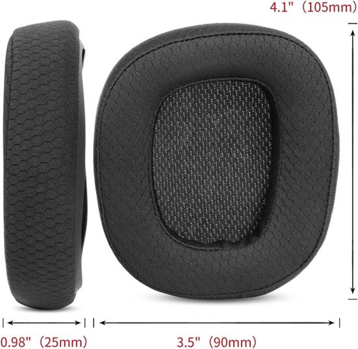 Schuimrubberen oorkussens voor gaming-headset zonder Logitech G935 G635 G933 G633 - Comfortabel en duurzaam - Gaming accessoires.