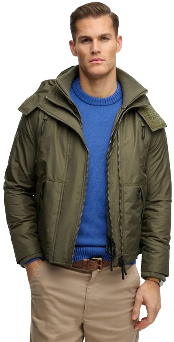 Superdry Hooded Arctic Windcheater Jas Heren Khaki