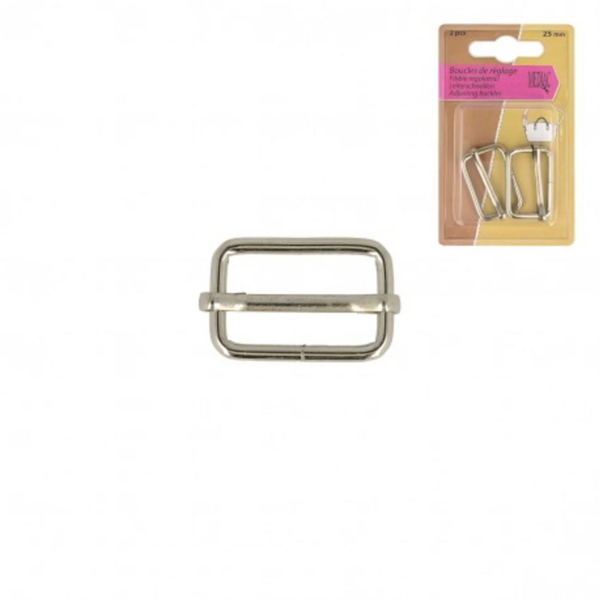 Mediac schuifgespen 25mm 2 stuks