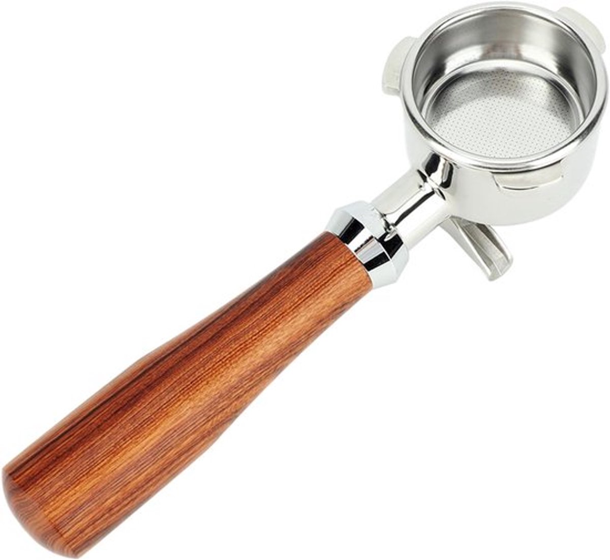 Dubbele 54mm Koffie Portafilter van RVS voor Koffiemachine - Professionele Barista Accessoire, Koffiezetapparaat, Koffie Bereiden