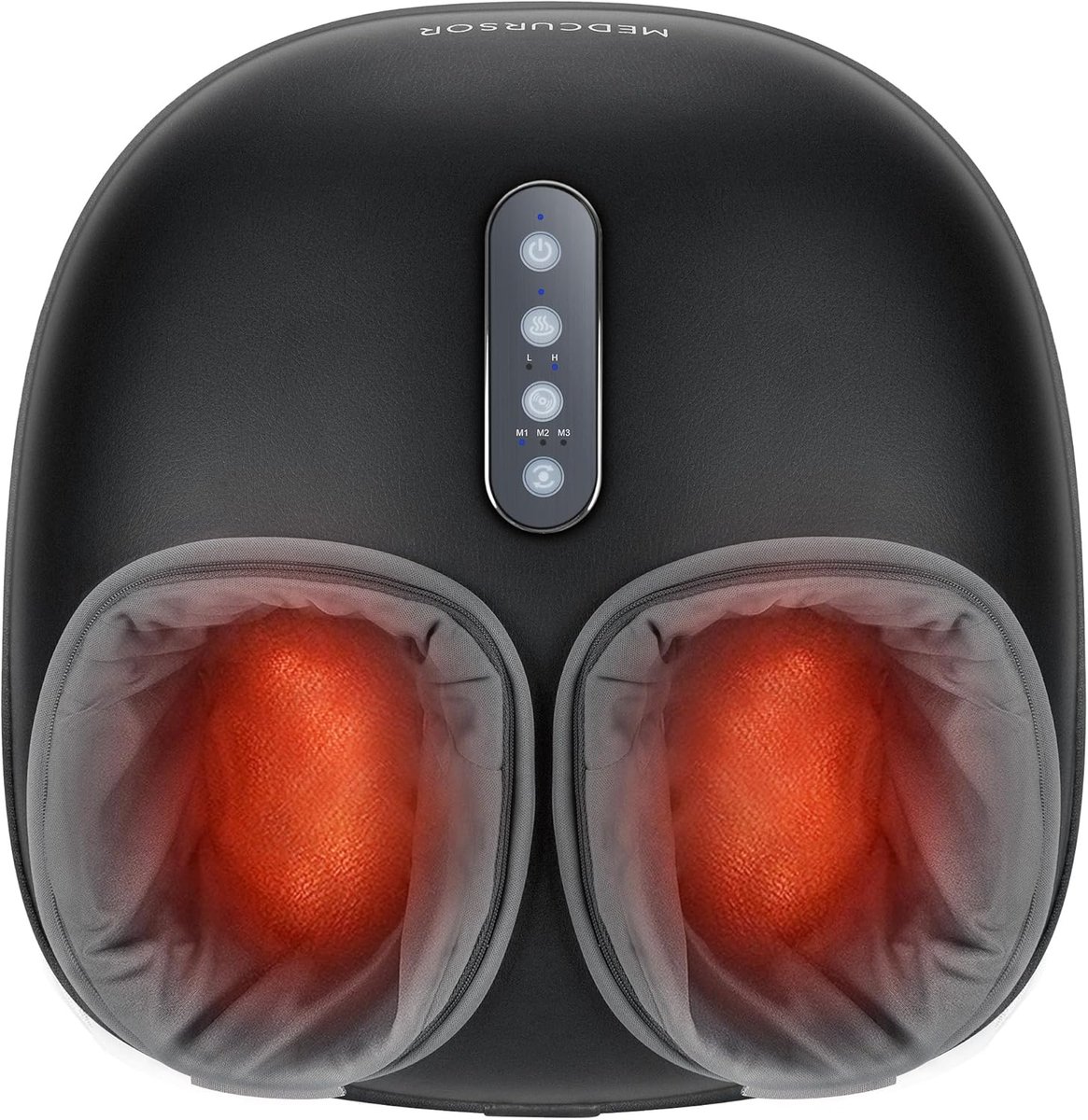 Thijox - Elektrisch Shiatsu Voetmassageapparaat met Kalmerende Warmte, Diepe Kneedtherapie voor Voetpijn en Verbeterde Circulatie, Meerdere Instelling
