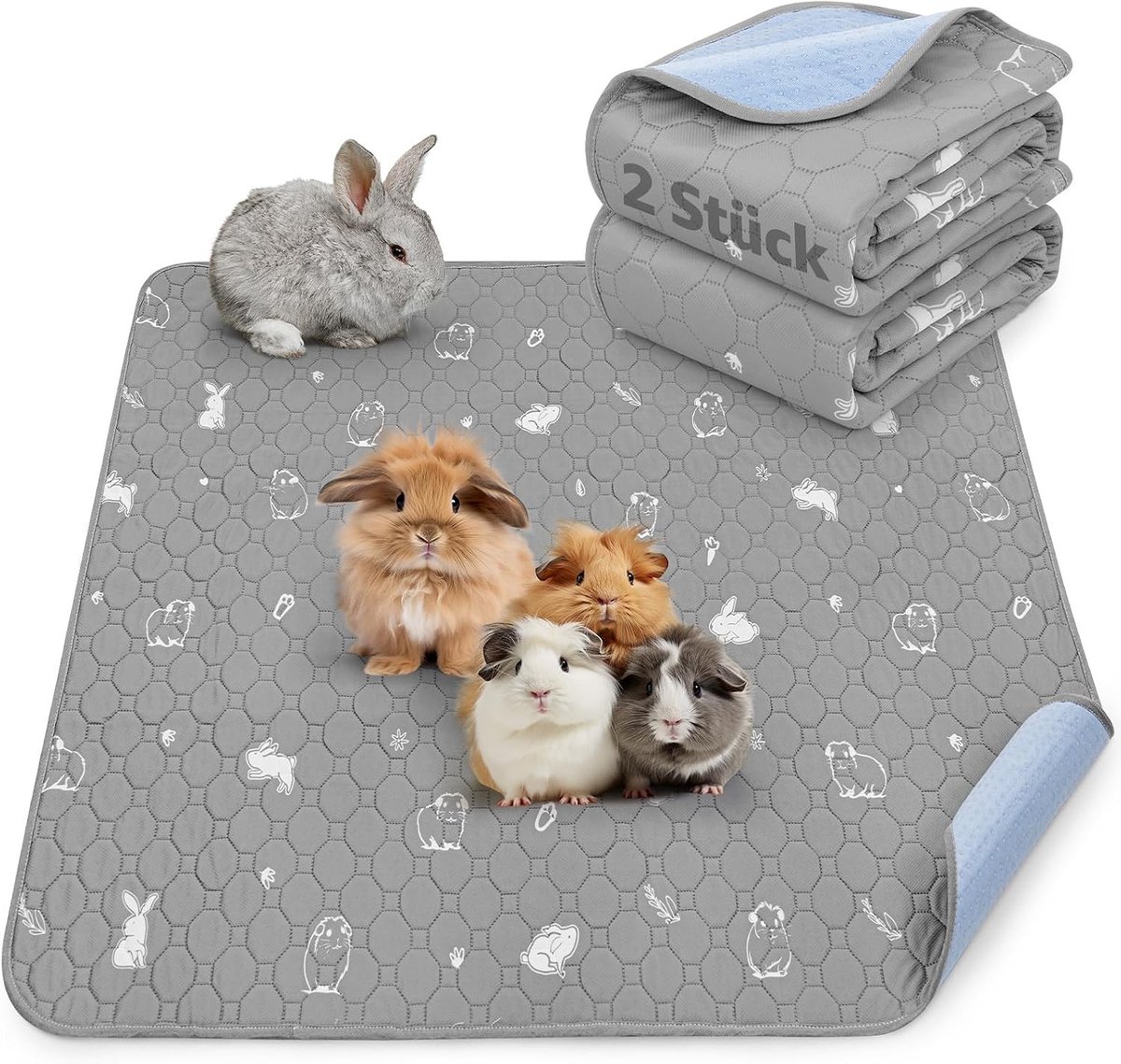 Pipipads voor Cavia's 60 x 120 cm - Duurzame en Absorberende Ondergrond voor Huisdieren