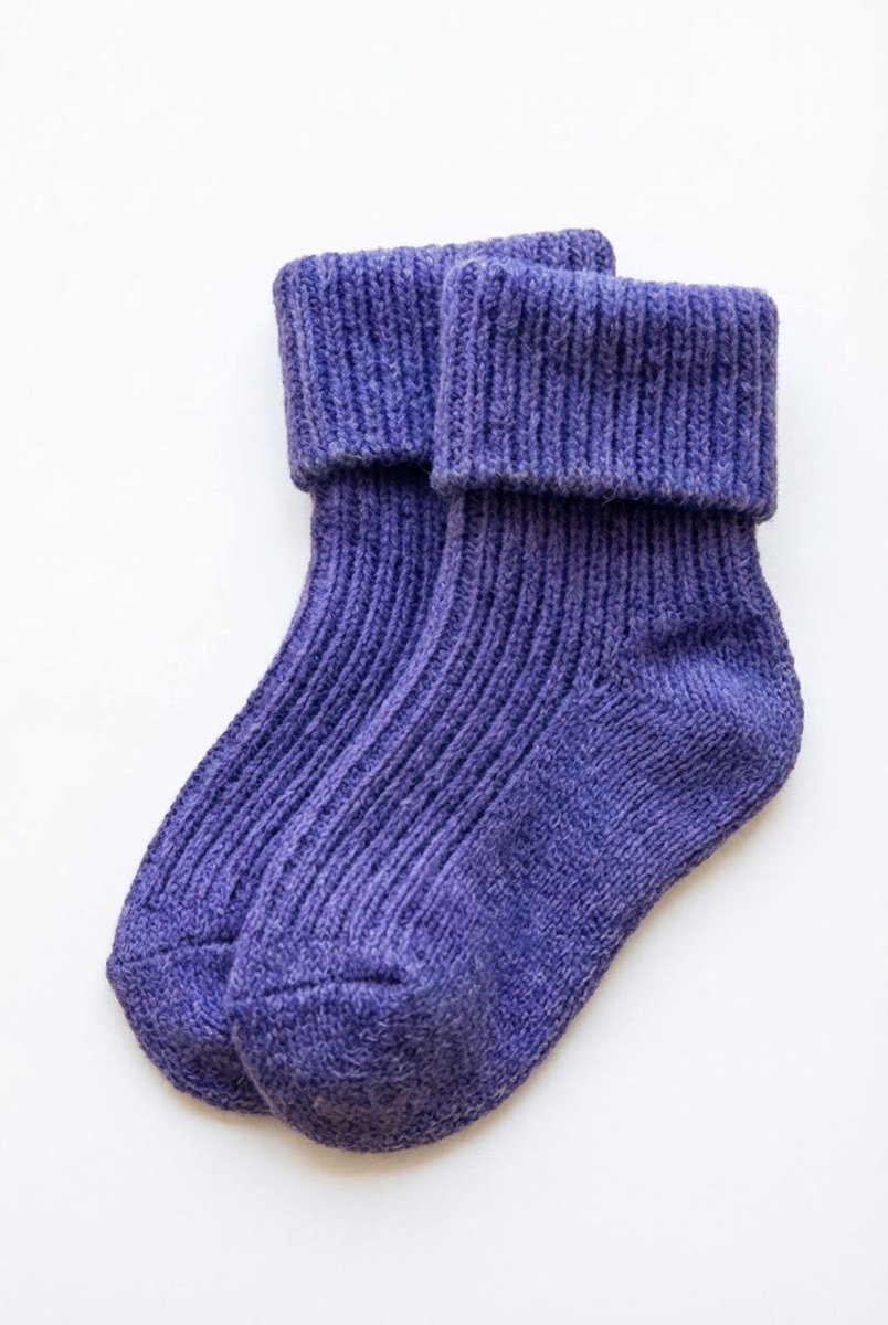 Wollen Baby Sokjes - Violet 15/16