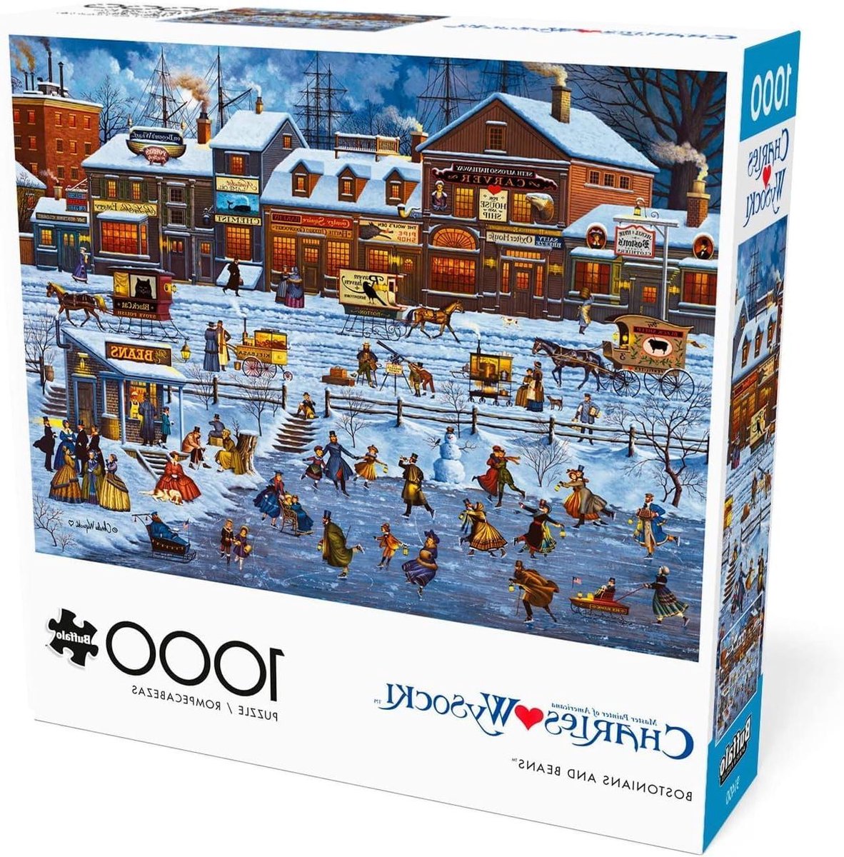 Legpuzzel - Stadspuzzel - Ontspannen Tijdverdrijf - Perfect Snap Technologie - 1000 Stukjes - Multikleur