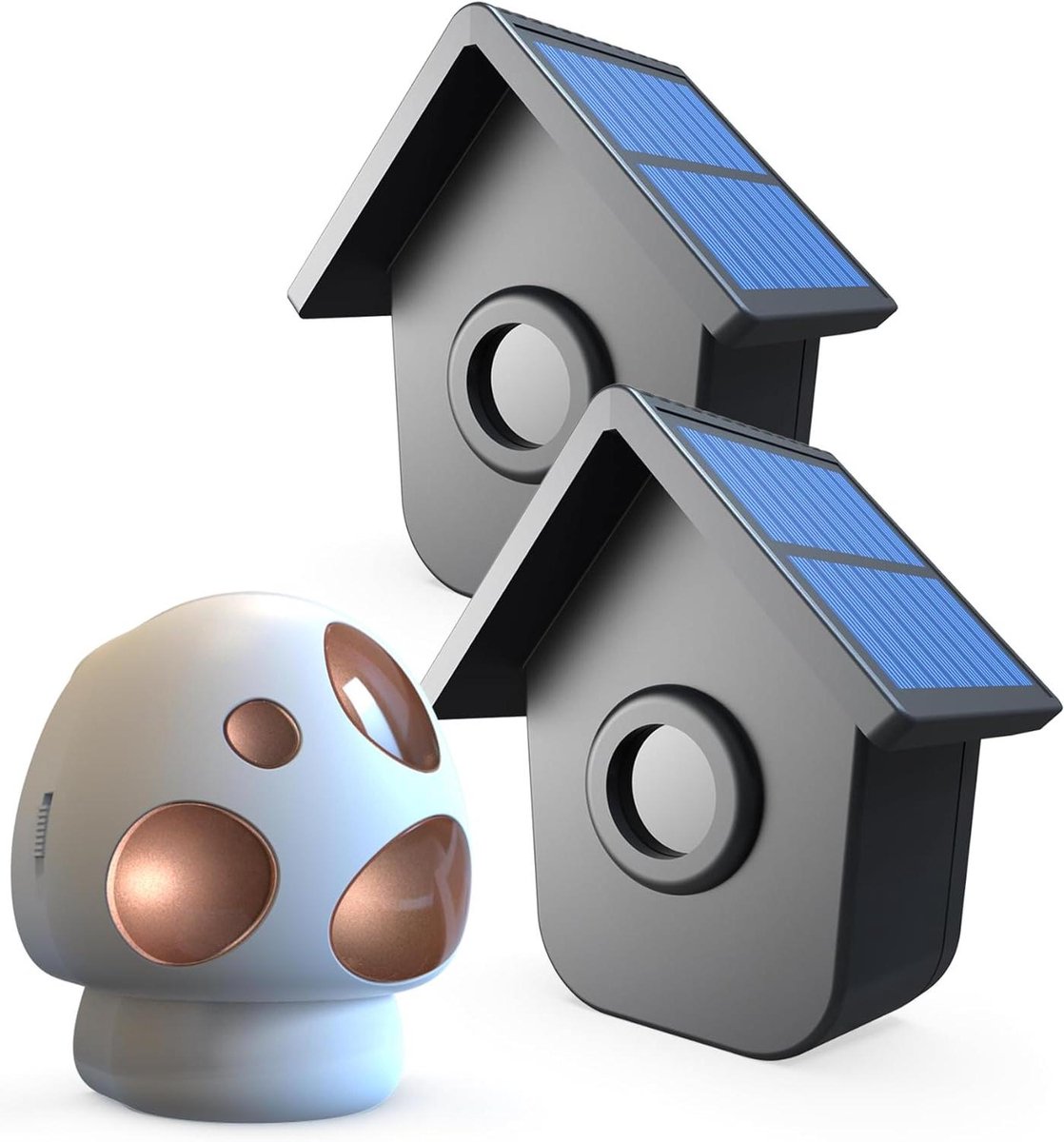 Duitse Alarm Systeem - Draadloze Detector - Perimeter Beveiliging - Zonne-energie Werking - 2 Sensoren - Zwart
