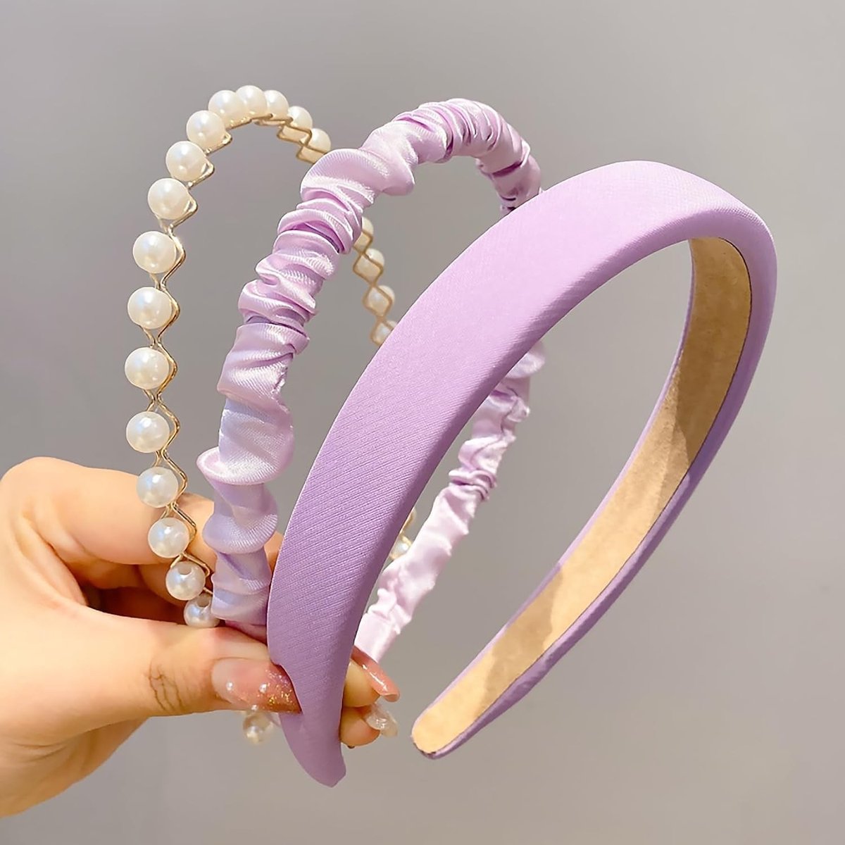 Elegante haarbanden voor vrouwen met witte parels, vintage stijl, perfect voor speciale gelegenheden en dagelijks gebruik