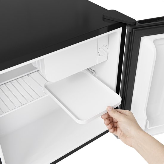 KitchenBrothers Mini Koelkast - 43L - Kleine ijskast - Minibar - Vrijstaand - Frigo - Compact - Zwart van KitchenBrothers — afbeelding 4
