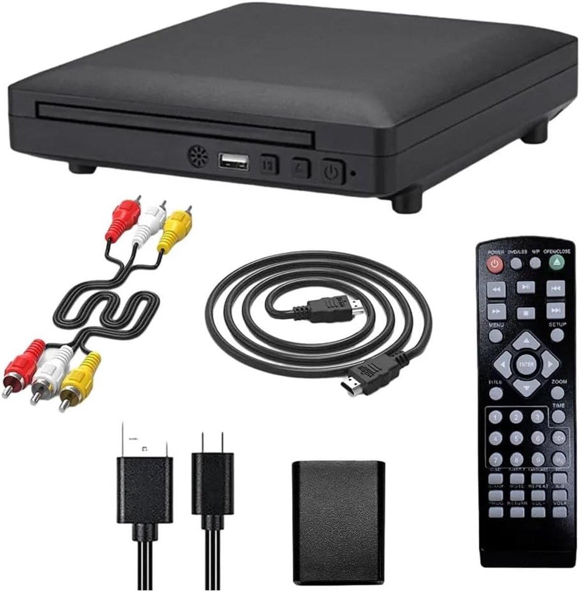 DVD Speler met HDMI - Full HD - 1080p - Regiovrij - Inclusief HDMI Kabel en Afstandsbediening - DVD en CD Speler - USB