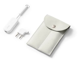 Twelve South AirFly Pro 2 Deluxe – Verbindt Bluetooth-hoofdtelefoon met standaard hoofdtelefoonaansluiting – Maakt gedeeld luisteren mogelijk – Biedt meer dan 25 uur speeltijd - Wit