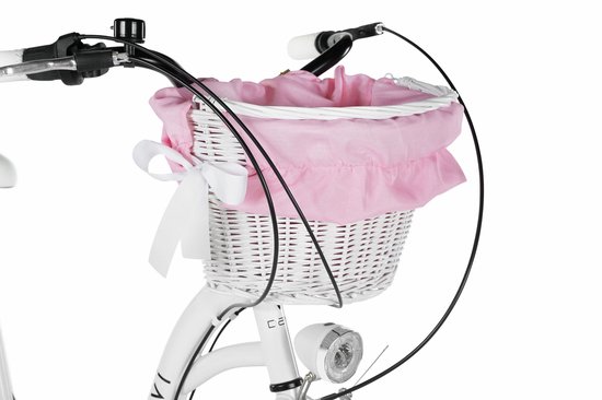 Davi Emma - Stadsfiets - 28 inch - 7 versnellingen - Wit/Roze — afbeelding 4