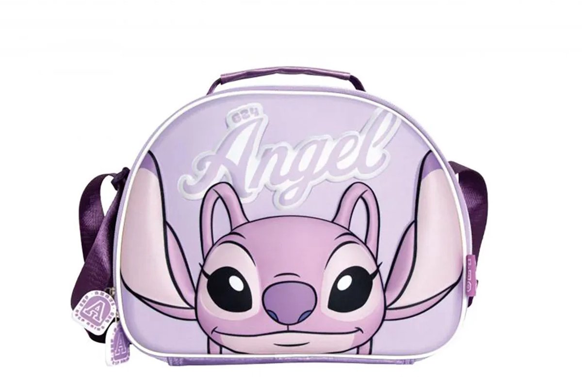 Arditex Disney Angel 26x21x11 Cm 3d Lunchzak Paars Kinderen